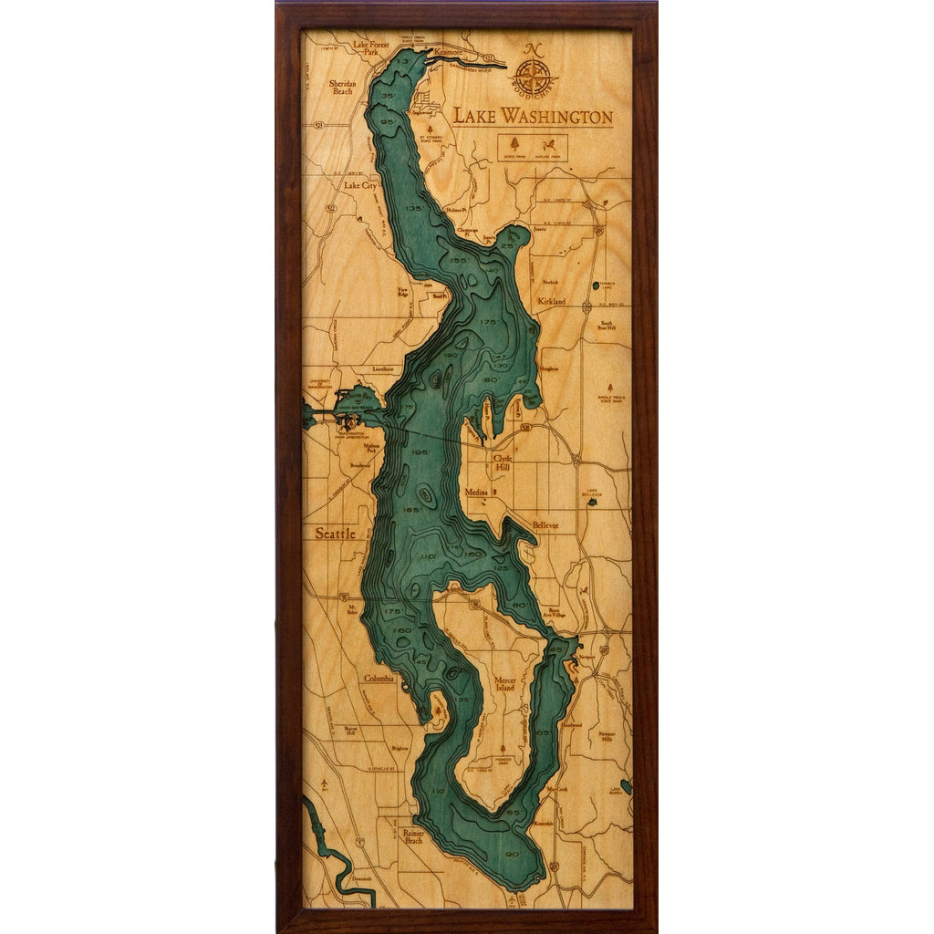 Lake Washington Wood Chart
