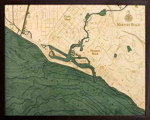 Newport Beach Wood Chart