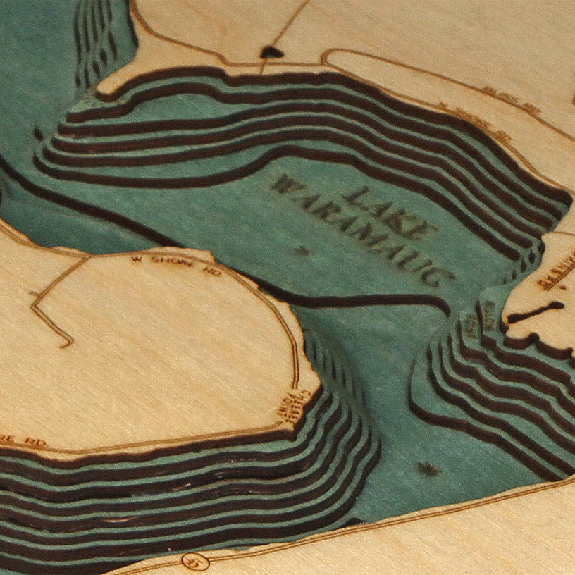 Lake Waramaug Wood Chart