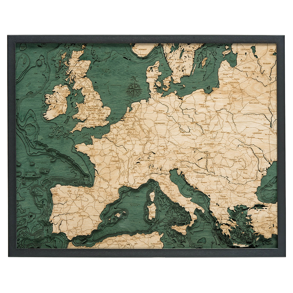 Western Europe Wood Chart