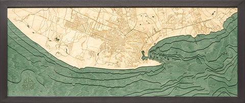 Cabo San Lucas Wood Chart