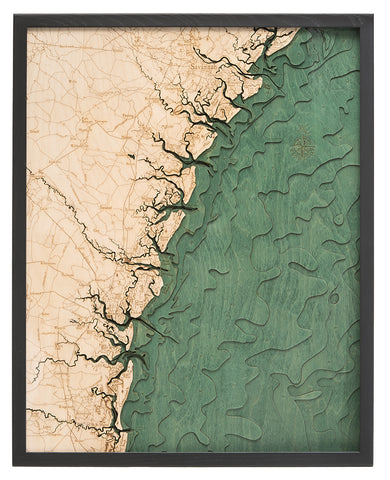 Georgia Coast Wood Chart