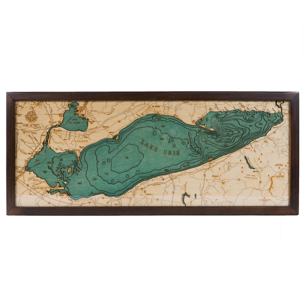 Lake Erie Wood Chart