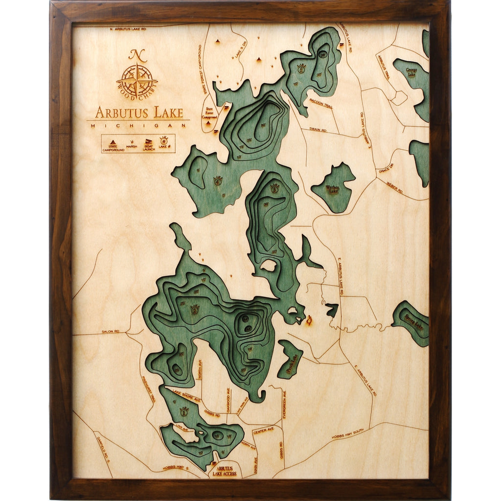 Arbutus Wood Chart