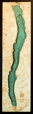Canandaigua Lake Wood Chart