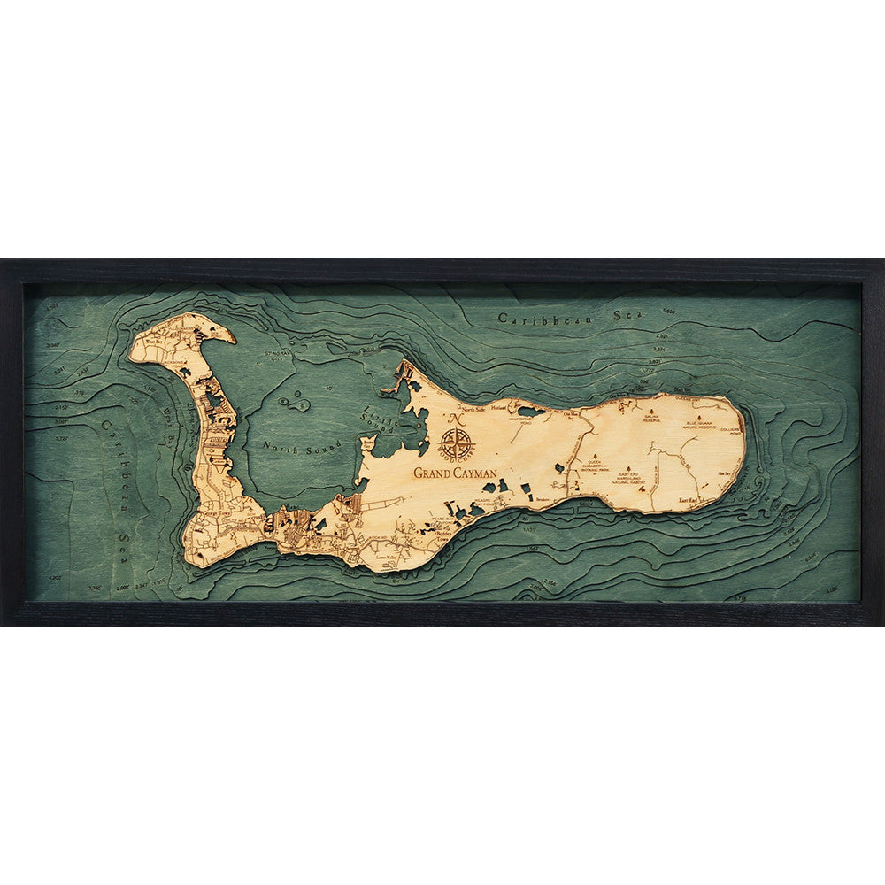 Grand Cayman Wood Chart