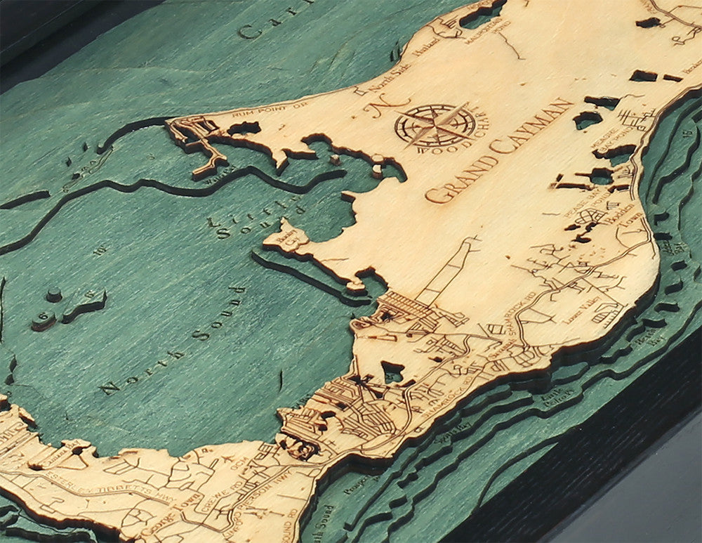 Grand Cayman Wood Chart