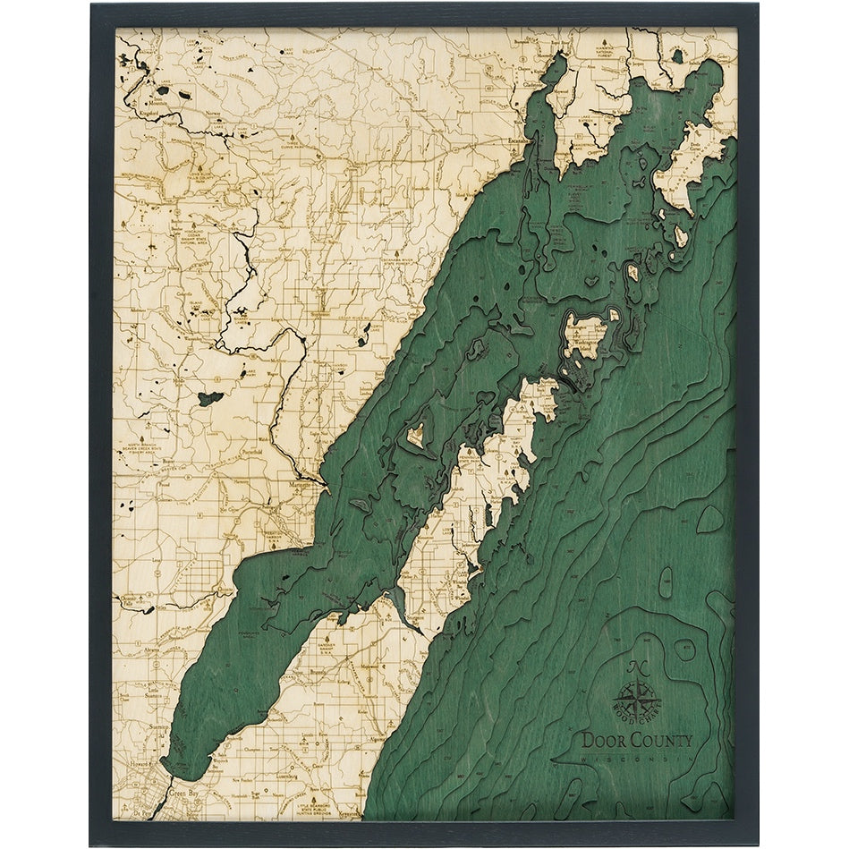Green Bay (Door County) Wood Chart