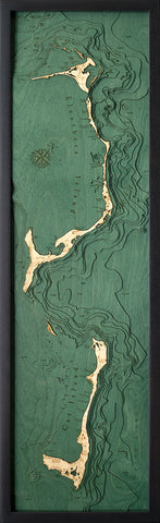 Eleuthera (Bahamas) Wood Chart