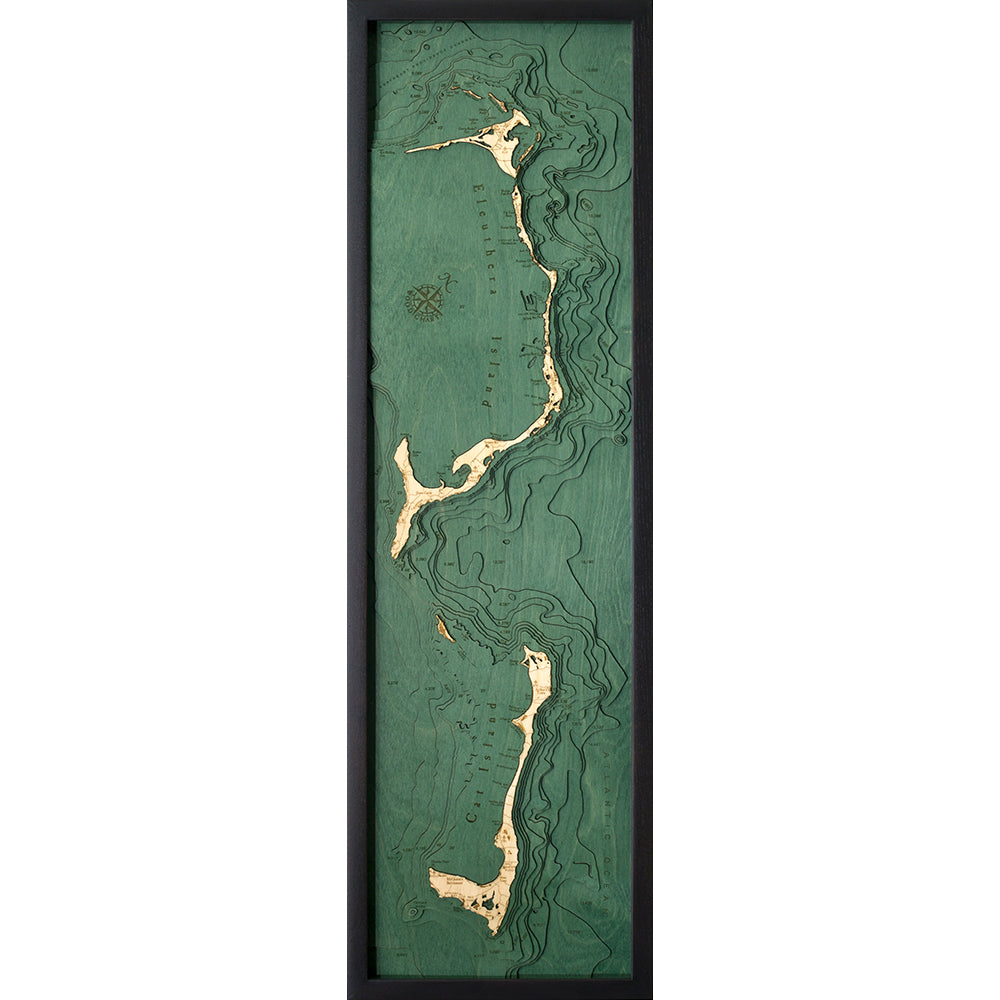 Eleuthera (Bahamas) Wood Chart