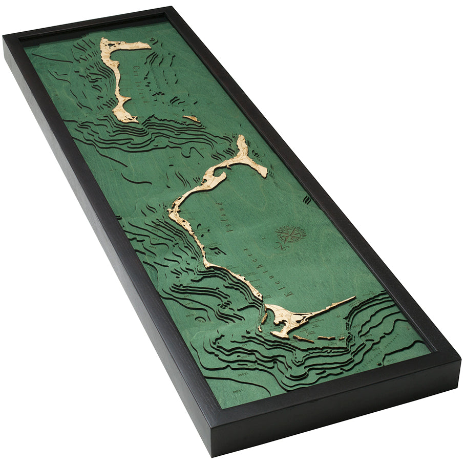 Eleuthera (Bahamas) Wood Chart