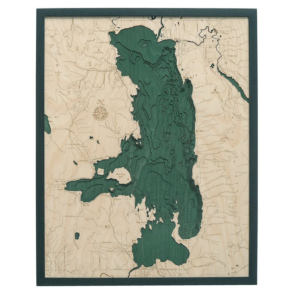 Flathead Lake Wood Chart