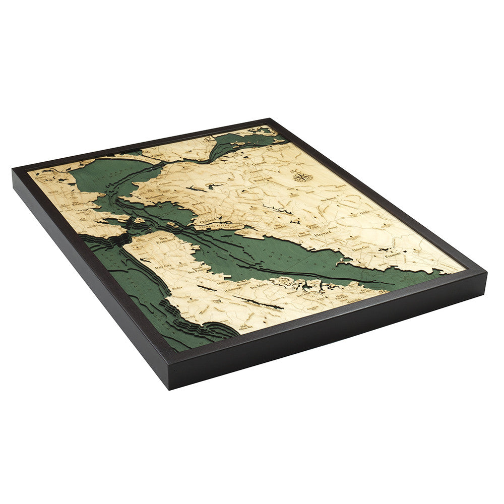 San Francisco Bay Wood Chart