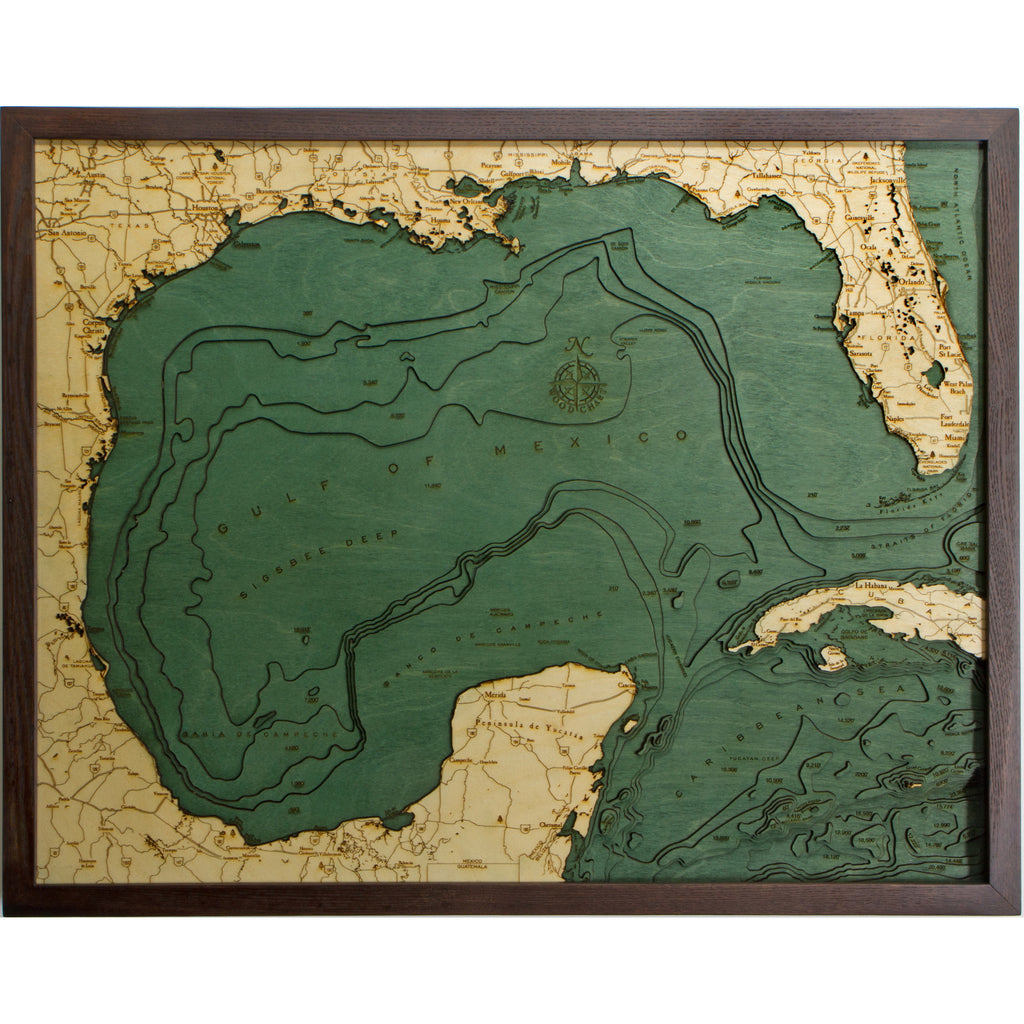 Gulf of Mexico Wood Chart