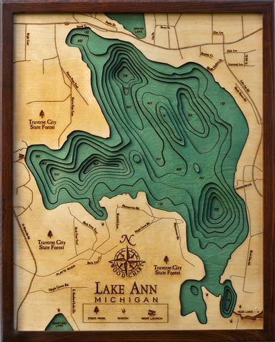 Lake Ann Wood Chart
