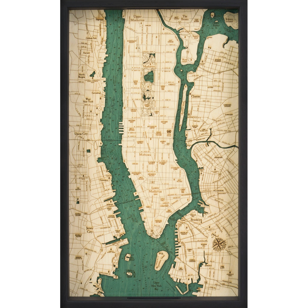 Manhattan Serving Tray Wood Chart