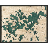 Lake Minnetonka Wood Chart