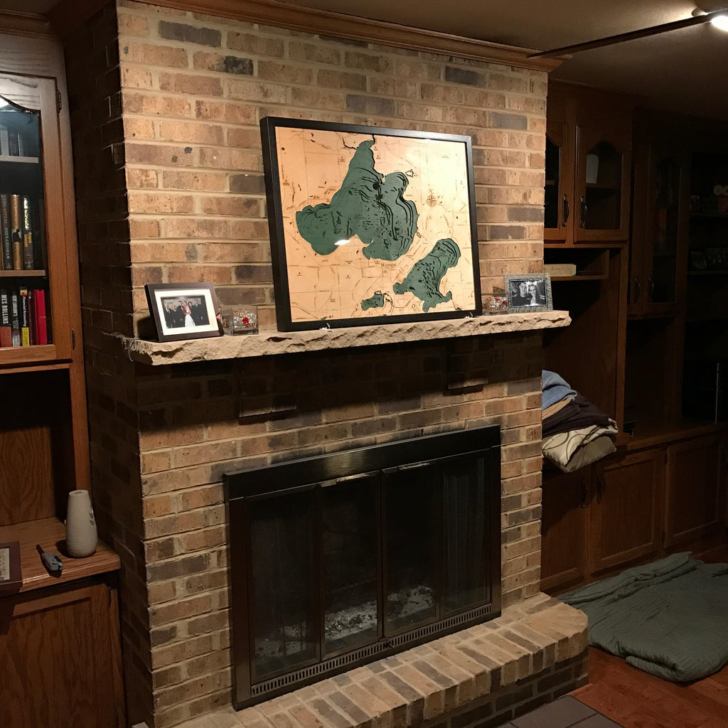 Lake Mendota Wood Chart