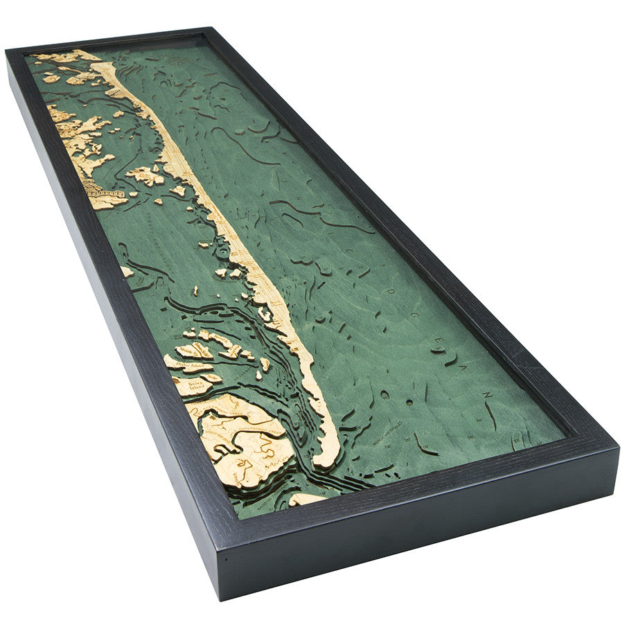 Long Beach Island Wood Chart