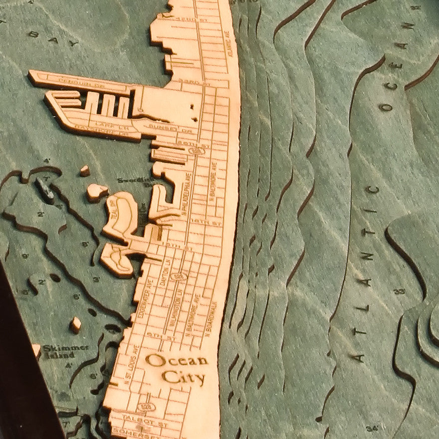 Ocean City Wood Chart