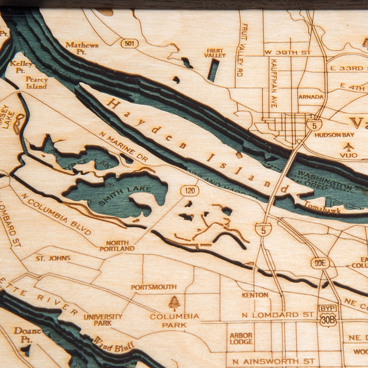 Portland (Oregon) Wood Chart