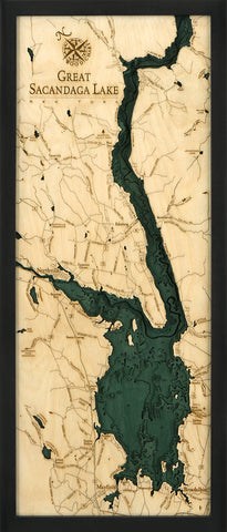 Great Sacandaga Lake Wood Chart