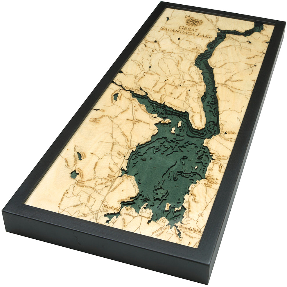 Great Sacandaga Lake Wood Chart