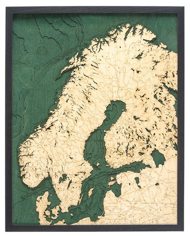 Scandinavia Wood Chart