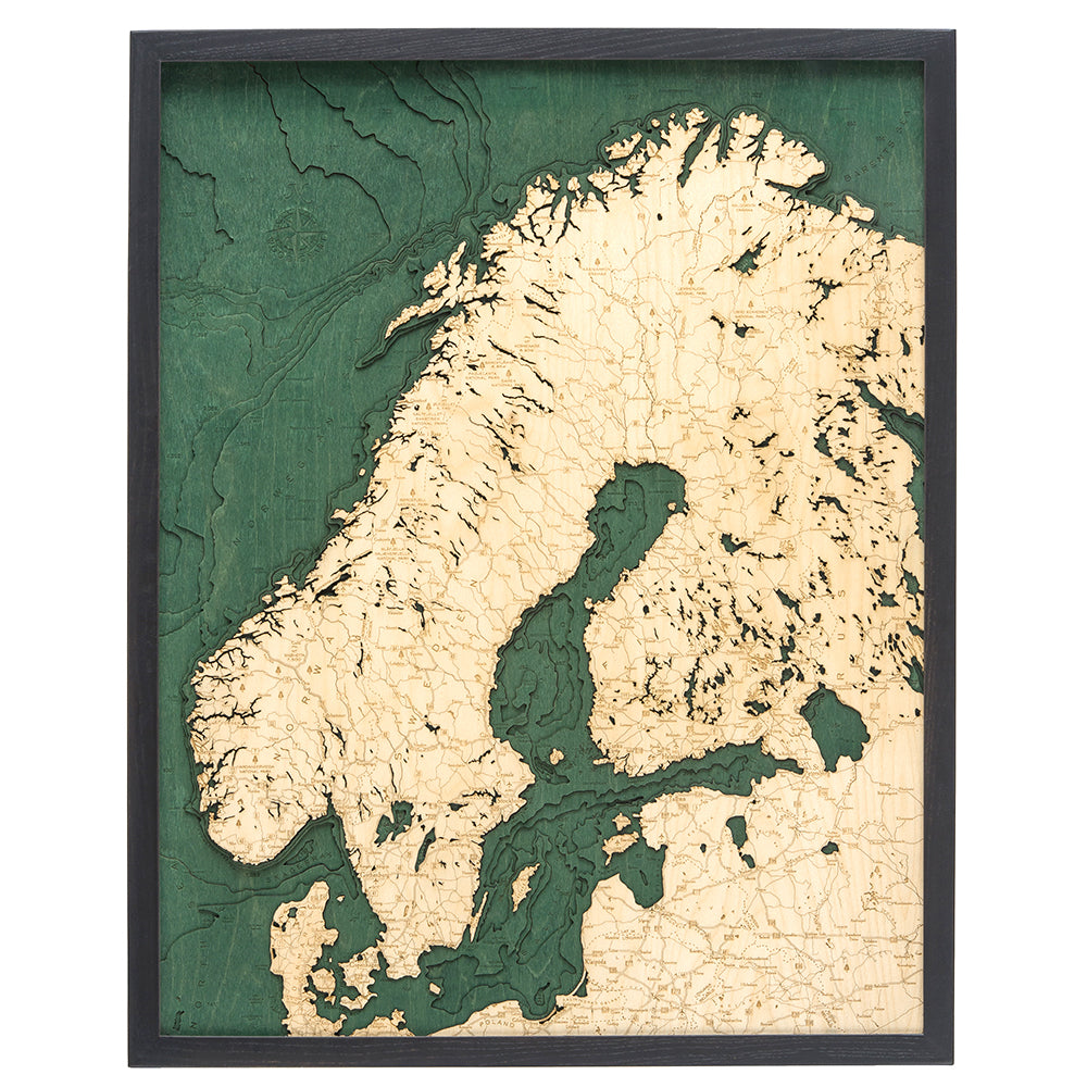 Scandinavia Wood Chart