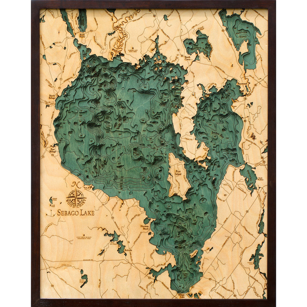 Sebago Lake Wood Chart