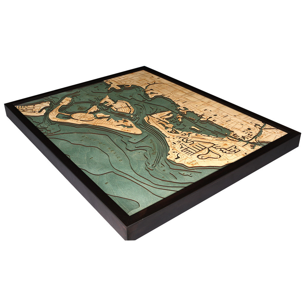 Siesta Key Wood Chart