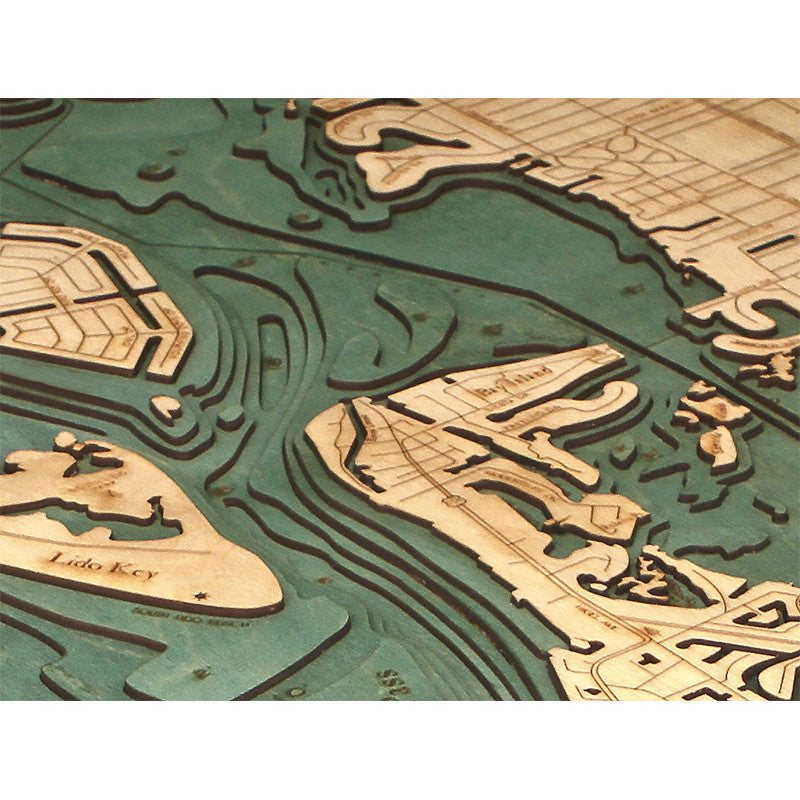 Siesta Key Wood Chart