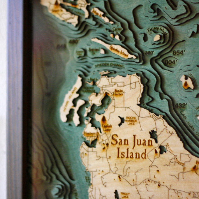 Below the Boat San Juan Islands