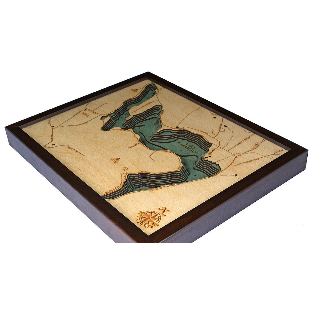 Lake Waramaug Wood Chart