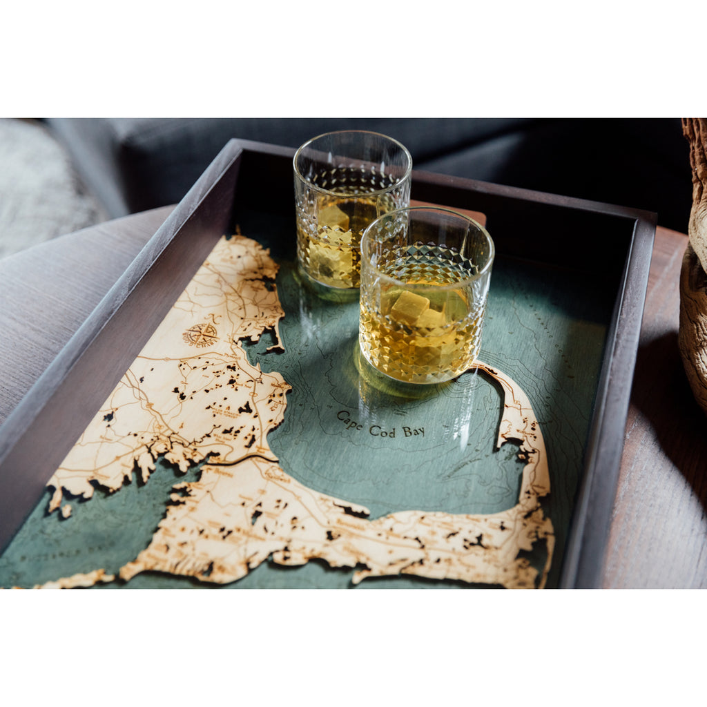 Cape Cod Serving Tray Wood Chart