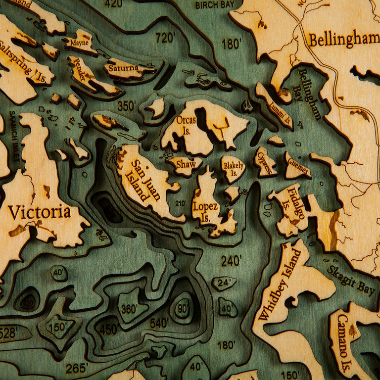 Salish Sea Wood Chart