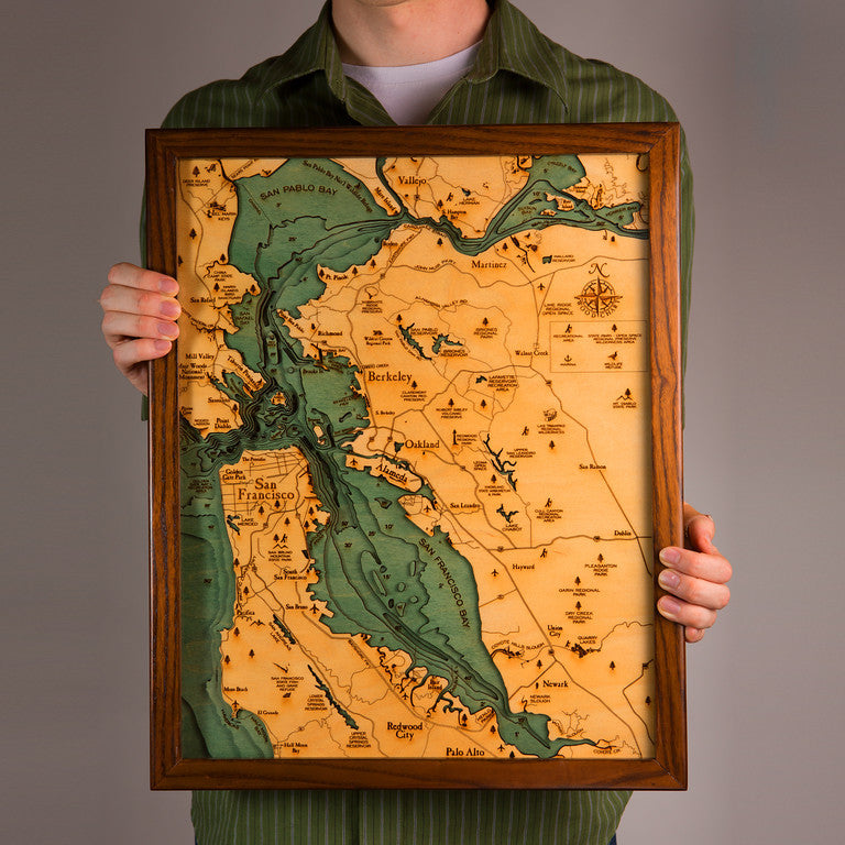 San Francisco Bay Wood Chart