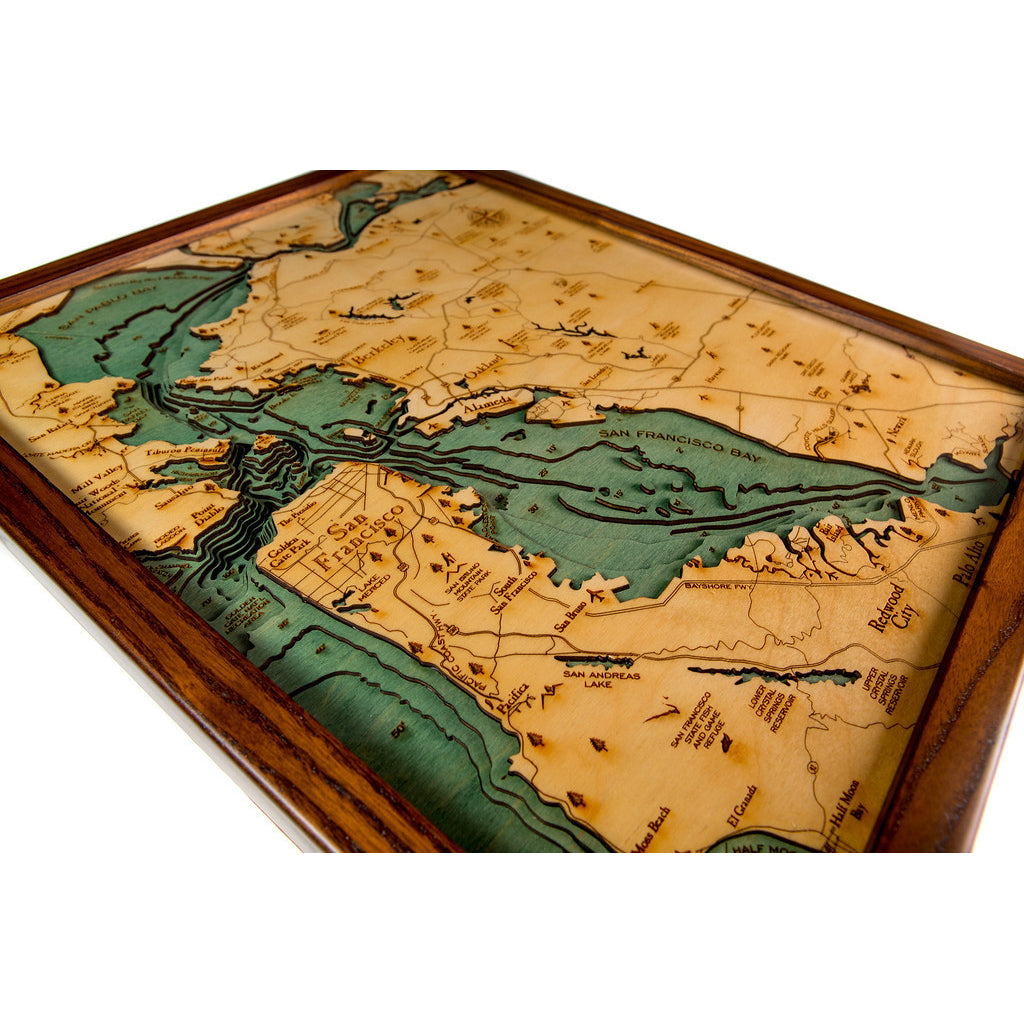 San Francisco Bay Wood Chart