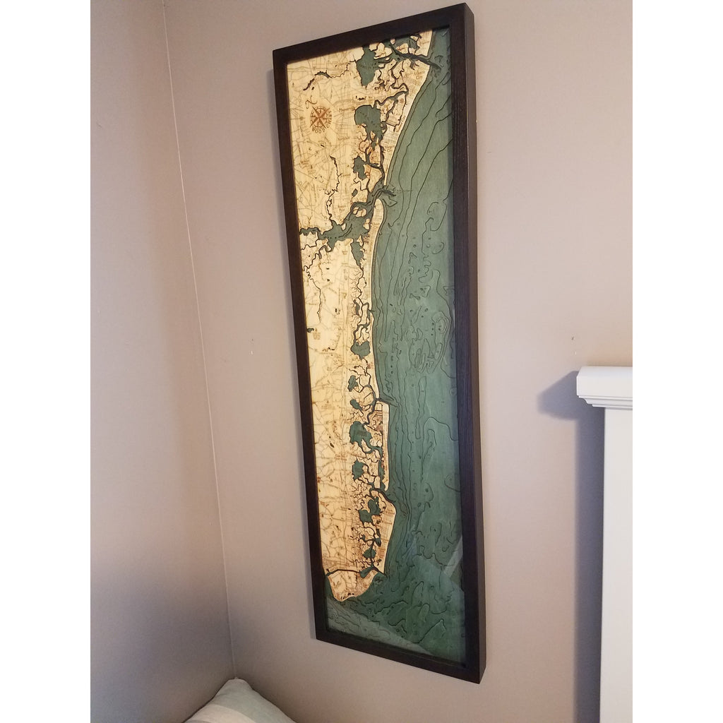 New Jersey South Shore Wood Chart